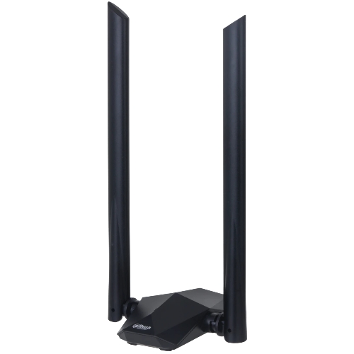 Сетевой адаптер Dahua DH-NC1800/Wi-Fi 802.11ax/2.4 ГГц до 574 Мбит.с + 5 ГГц до 1201 Мбит.с/2 антенны/USB 3.0/черный (DH-NC1800)