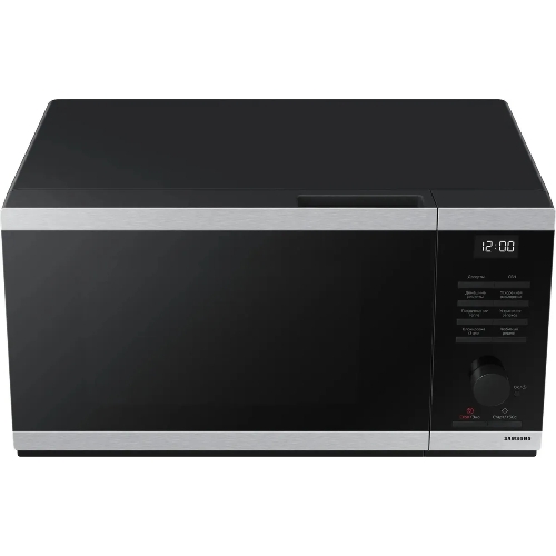 Микроволновая печь Samsung MS23DG4504ATBW нержавеющая сталь/черный, 23 л, 800 Вт, переключатели - сенсор, поворотный механизм