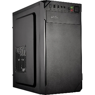Компьютерный корпус KingPrice KPCC-MN209 черный без БП mATX 1x80мм 2x120мм 2xUSB 2.0 audio