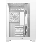 Компьютерный корпус Deepcool CG530 4F WH без БП, боковое окно (панорама), 3x120мм ARGB Reverce вентилятора на боковой стенке, 1x120мм ARGB вентилятор сзади, белый, ATX