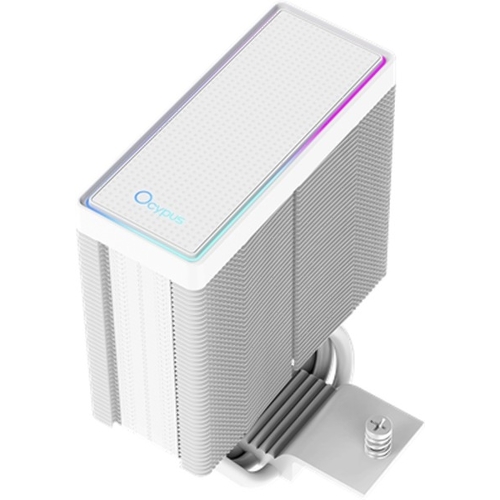 Кулер для процессора Ocypus Gaммa A40 WH ARGB Digital, 100мм ARGB FAN, Top Display Panel, 4 HEAT PIPES, 4-PIN PWM, 600-2400 RPM, 29.5DBA, HYDRO BEARING, LGA115X/1200/1700/18XX, AM4/AM5