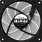 Вентилятор для корпуса Ocypus Gaммa F12 Elite BK ARGB 3 IN 1, 120x120x25мм, 4-PIN PWM, 600-1800 RPM, 26 DBA MAX, HYDRO BEARING