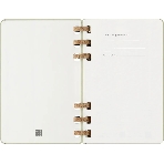 Еженедельник Moleskine ACADEMIC SPIRAL DHSPK5212AMWH3 Large 150х210 мм 200 стр. кремовые страницы спираль киви
