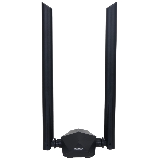 Сетевой адаптер Dahua DH-NC1800/Wi-Fi 802.11ax/2.4 ГГц до 574 Мбит.с + 5 ГГц до 1201 Мбит.с/2 антенны/USB 3.0/черный (DH-NC1800)