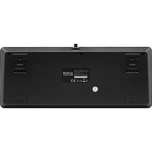 Клавиатура проводная Defender Black Raven GK-417, USB, черный