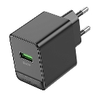 Сетевое зарядное устройство BOROFONE (6941991104732) BAS12A 1USB 3.0A QC3.0 18W черный