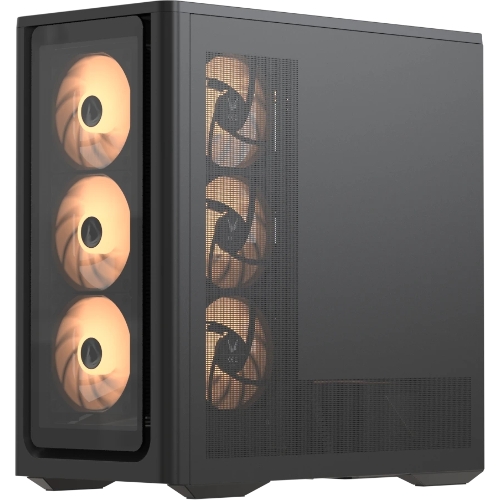 Компьютерный корпус Aerocool \ Formula V Line Air Power G9 DUO PA Black, ATX, TYPE-C*1, USB3.0*2, MESH/GLASS FRONT PANEL, FRONT 3x PERFORMANCE ARGB, REAR 1x PERFORMANCE ARGB