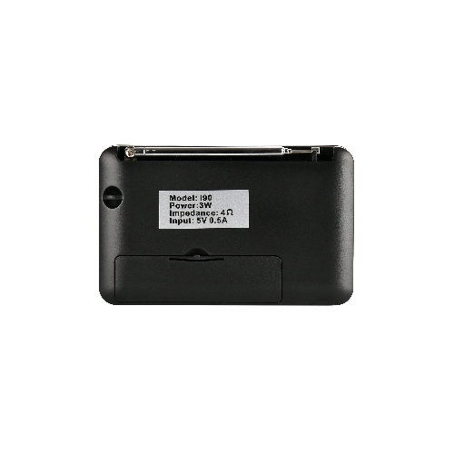 Радиоприемник PERFEO (PF_D0566) PALM, черный