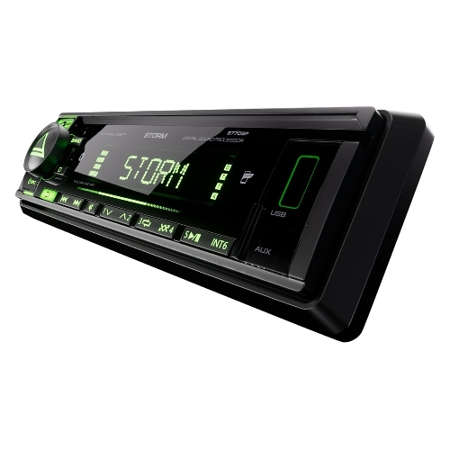Автомагнитола AURA STORM-677DSP, 1 DIN, Bluetooth, USB Type-A, AUX, пульт ДУ