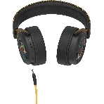 Гарнитура Bloody MR595 Renegade чёрный, беспроводная + проводная, Bluetooth/радиоканал/USB-C, до 135 ч, подсветка, съёмный микрофон