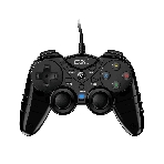 Геймпад Genius GX-17UV, (PC, PlayStation 3), two vibration motors, 2 joysticks, cable: 1.8 m, color: черный