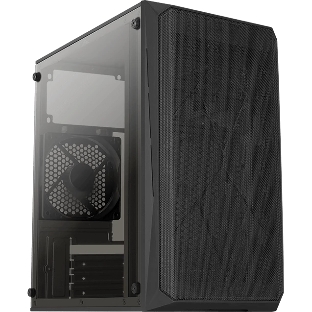 Компьютерный корпус Aerocool/Formula CS-107 черный без БП mATX 1x120мм 1xUSB 2.0 1xUSB 3.0 audio