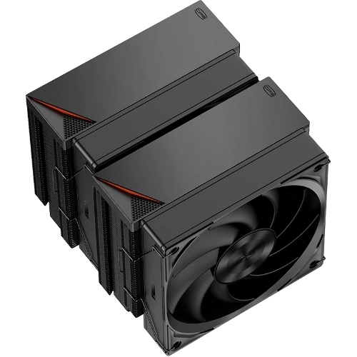 Кулер для процессора PCCooler RZ620 BK (260W, 4-pin PWM, 157.5мм, Al/Cu, 6x6мм, 1x120мм, 86.73CFM, 32dBA, 2200RPM, S: 1851/1700/1200/115X, AM5/AM4, черный)