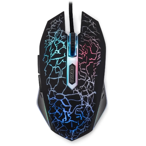 Мышь проводная Oklick 896G черный, 12800 dpi, USB, кнопки - 5