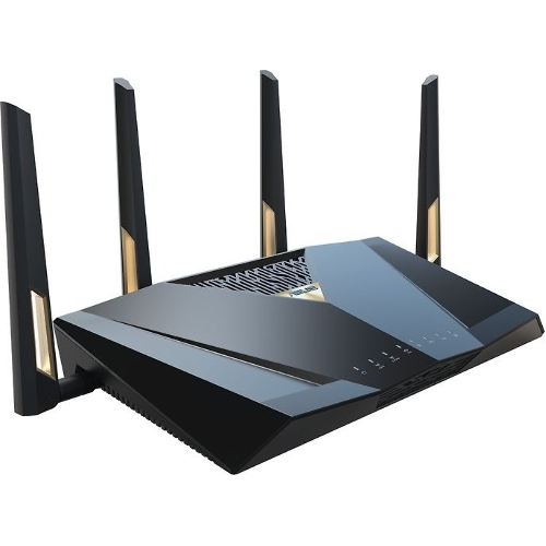 Маршрутизатор ASUS RT-BE88U, черный/желтый, 90IG08V0-MO3N0V