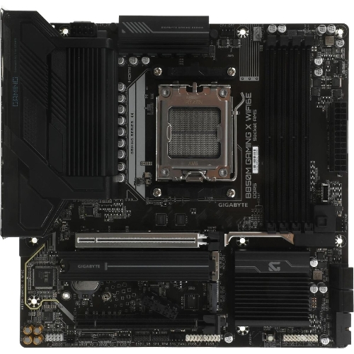 Материнская плата Gigabyte B850M GAMING X WIFI6E/WF6E, Socket AM5, AMD B850, 4xDDR5, 4xSATA, 2xM.2, 1xPCI-E 5.0 x16, 1xPCI-E 3.0 x4, 1xHDMI, 2xDP, 1x 2.5Gb LAN, 1xUSB-C 3.2 Gen 2, 1xUSB-A 3.2 Gen 2, 2xUSB-A 3.2 Gen 1, 4xUSB-A 2.0, 3x3.5 мм, 7.1, Micro-ATX