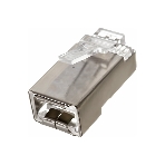 Коннектор VCOM RJ45 8P8C для FTP кабеля 5 кат. экранированные, 20 шт,