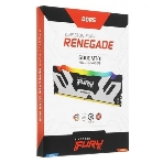 Оперативная память Kingston Fury Renegade, DDR5, 96Gb (2x48GB), 6000MHz, CL32, DIMM, с радиаторами, cеребристый/черный