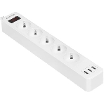Сетевой фильтр QUMO Power Bar 5SP4U (P-0005), белый
