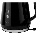 Чайник Centek CT-0019, 1100 Вт, стекло, черный и серебристый