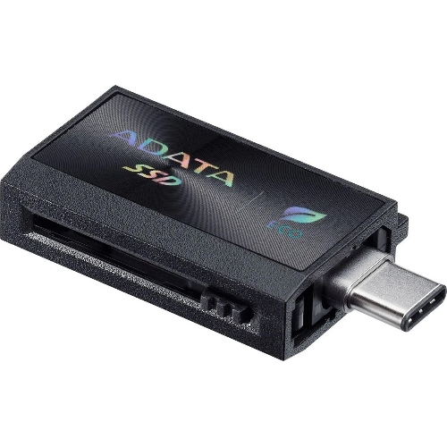 Внешний SSD ADATA SC730, 512 Gb, USB 3.2 Gen 2 Type-A/Type-C, R/W 600/600, черный