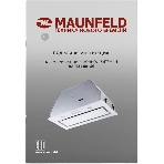 Вытяжка встраиваемая Maunfeld TRAPEZE 601GG белый, 60 см, 1150 куб. м/ч, 54 дБ