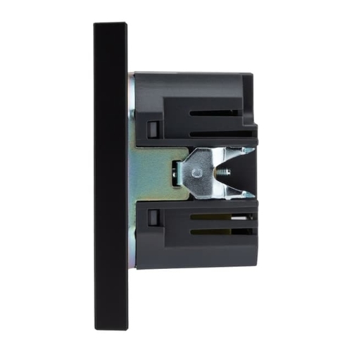 Розетка Kranz STRONG USB-A+Type-C 3А с функцией быстрой зарядки антрацит