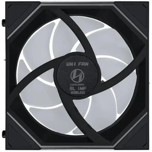 Вентилятор для корпуса Lian-Li Uni Fan SL-INF Wireless 120 ARGB 120х124.5x28 черный 4-pin 29.2дБ (упак.:3шт) (G99.12SLIN1W3B.R0) Ret