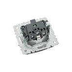 Розетка 1-местная IEK BRITE РСбш10-3-44-БрТБ с заземлением, с защитными шторками и крышкой, 16А, IP44, темная бронза