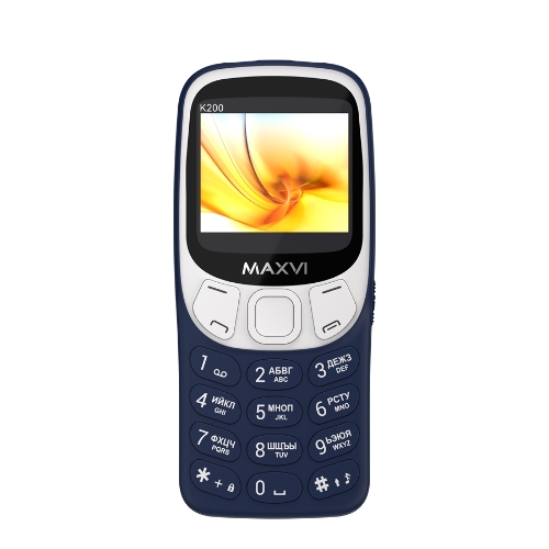 Мобильный телефон Maxvi K200 синий
