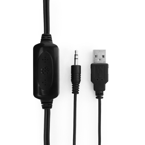 Акустическая система 2.0 Gembird SPK-405, пассив. излучатели, черный, 5 Вт, рег. громкости USB-питание
