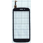 Сенсорное стекло (тачскрин) для Micromax A210 Canvas 4, черное