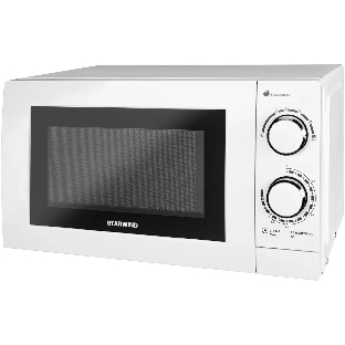 Микроволновая печь Starwind SMW3820 белый, 20 л, 700 Вт, переключатели - поворотный механизм