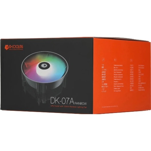 Кулер ID-Cooling DK-07A RAINBOW (AMD) черный 120мм алюминий 1800rpm 26db 4-зшт 125W 60мм