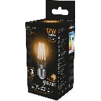 Лампа светодиодная Gauss Filament 102902112 12Вт цок.: E27 груша 185B св. свеч. белый теп. грушевидная (упак.: 10 шт)