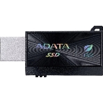 Внешний SSD ADATA SC730, 512 Gb, USB 3.2 Gen 2 Type-A/Type-C, R/W 600/600, черный