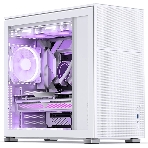 Компьютерный корпус без блока питания Case JONSBO D41 MESH, Midi-Tower, TG, no fan, 1xUSB-A 3.2 + 1xUSB-C 3.2, ATX, mATX белый