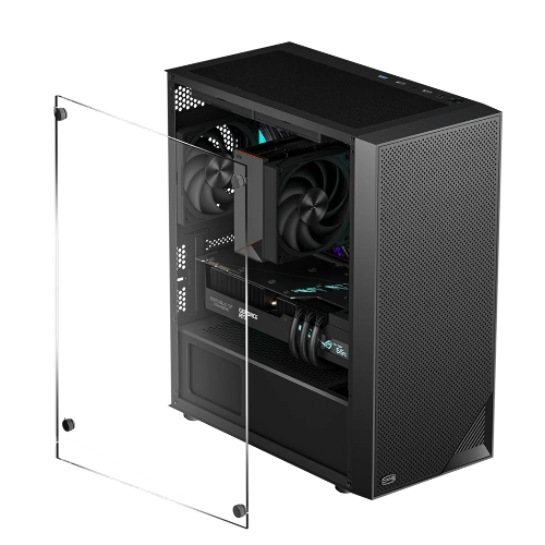 Компьютерный корпус PcCooler C3B310 BK черный без БП mATX 2xUSB3.0 audio bott PSU