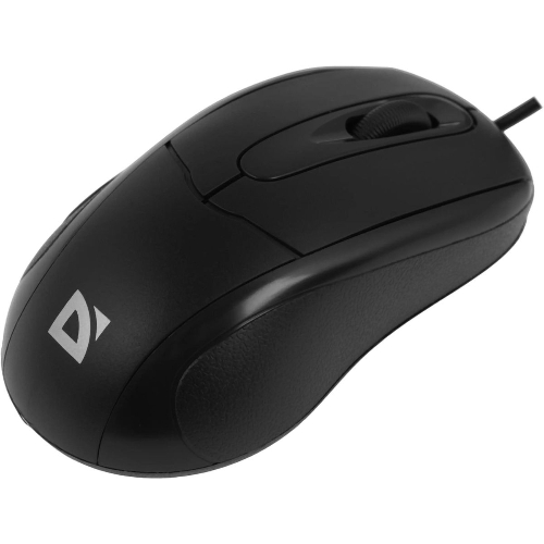 Мышь проводная Defender Standard MB-580 черный, 1000 dpi, USB, кнопки - 3
