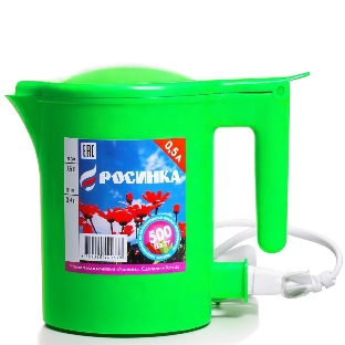 Чайник электрический Росинка 0,5л 0,6кВт, спираль