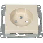 Механизм розетки 1-м СП AtlasDesign без заземл. защ. шторки 16А беж. SchE ATN000249