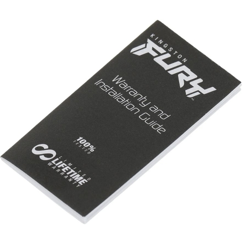Оперативная память Kingston Fury Beast, DDR5, 32GB (2x16GB), 5200MHz, CL40, DIMM, с радиаторами, RGB, черный
