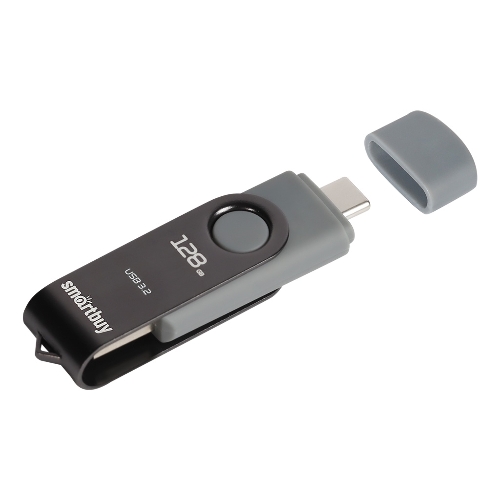 Флешка USB Smartbuy Twist Dual (SB128Gb3DUOTWK), 128Gb, USB 3.0/3.1, Twist Dual