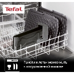 Гриль электрический Tefal GC306012 2000Вт серебристый