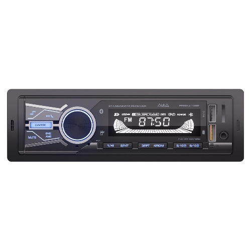 Автомагнитола AURA FIREBALL-102BT, 1 DIN, Bluetooth, USB Type-A, AUX