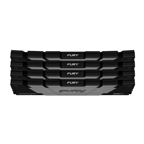 Оперативная память Kingston Fury Renegade, DDR4, 32Gb (4x8GB), 3200MHz, CL16, DIMM, с радиатором, черный
