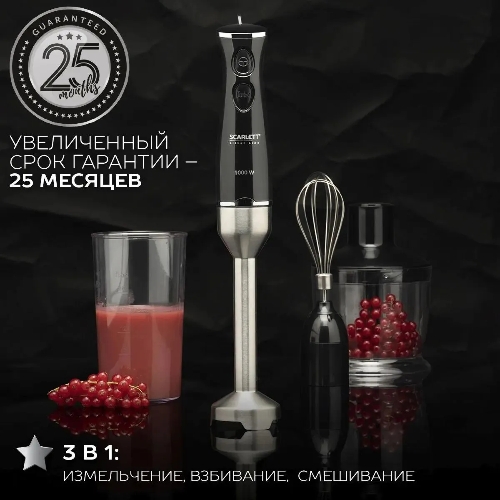 Кухонный блендер Scarlett SC-HB42F73 (Silver Line)