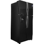 Холодильник Hitachi R-W660PUC7 GGR серый двухкамерный 396/144л морозилка сверху No Frost, Side by Side