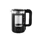 Чайник электрический Energy E-256, 1500 Вт, 1,5л, стекло, черный