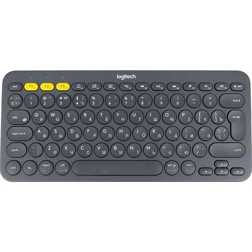 Клавиатура беспроводная Logitech K380, Bluetooth, темно-серый
